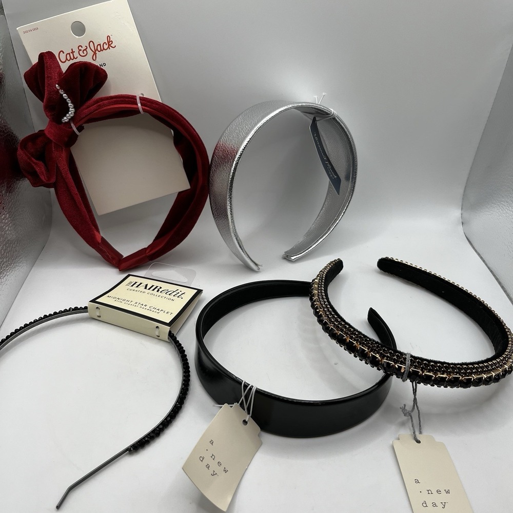 Headbands Hair Accessories Lot 5 Pc Cat & Jack A New Day HairEdit NEW
